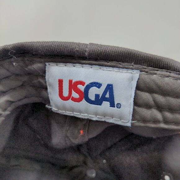 USGA Men's Slideback Hat Gray Adjustable Embroidered 121st US Open Torrey Pines - Picture 12 of 12